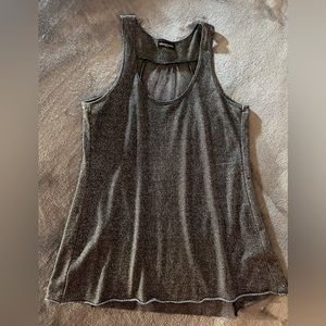 EUC: LIBERTARIA Metallic Sheer Tank Top